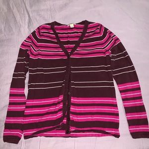 Striped cardigan